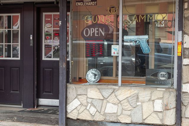 G&S Hunters gun shop and shooting club in Paterson, N.J., April 18th, 2020